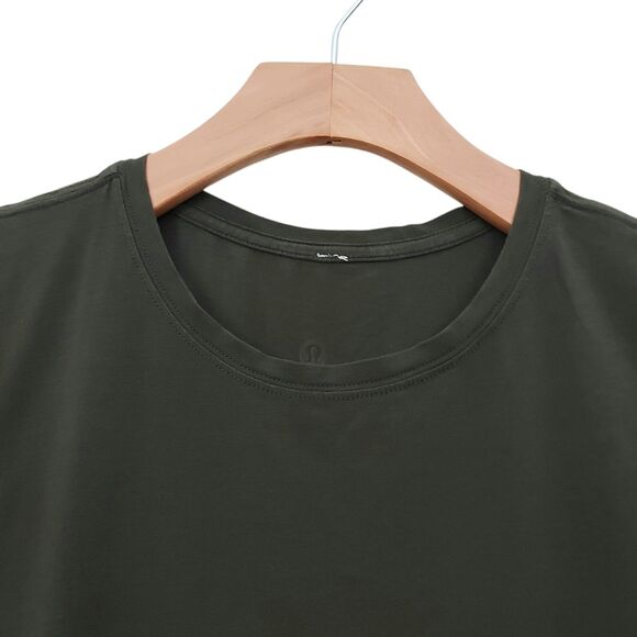 Lululemon T-Shirt Womens Small Green Sleeveless Athleisure Gym Training Yoga - Picture 2 of 8